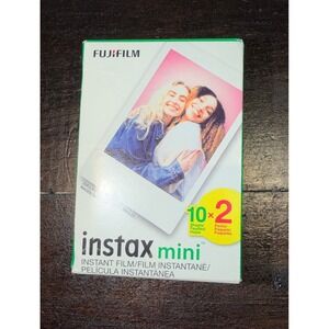 Fujifilm Instax Mini Instant Film Twin Pack 20 Sheets White Border Exp 2024-11